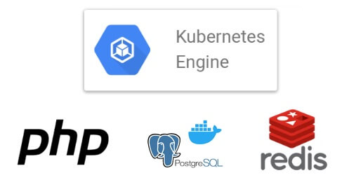 Kubernetes PHP POSTGRESQL REDIS