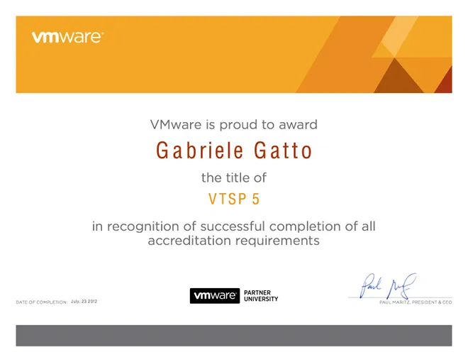 certificateVTSP5