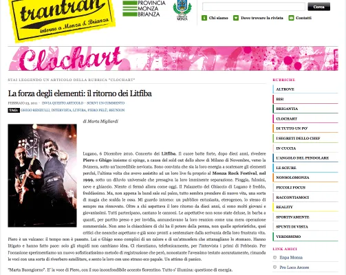 TranTran Monza Magazine