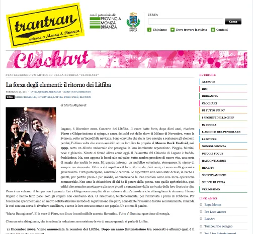 TranTran Monza Magazine